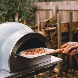 Outdoor pizza oven available at ESSCO