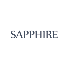 Logo of commercial appliance brand Sapphire appliances