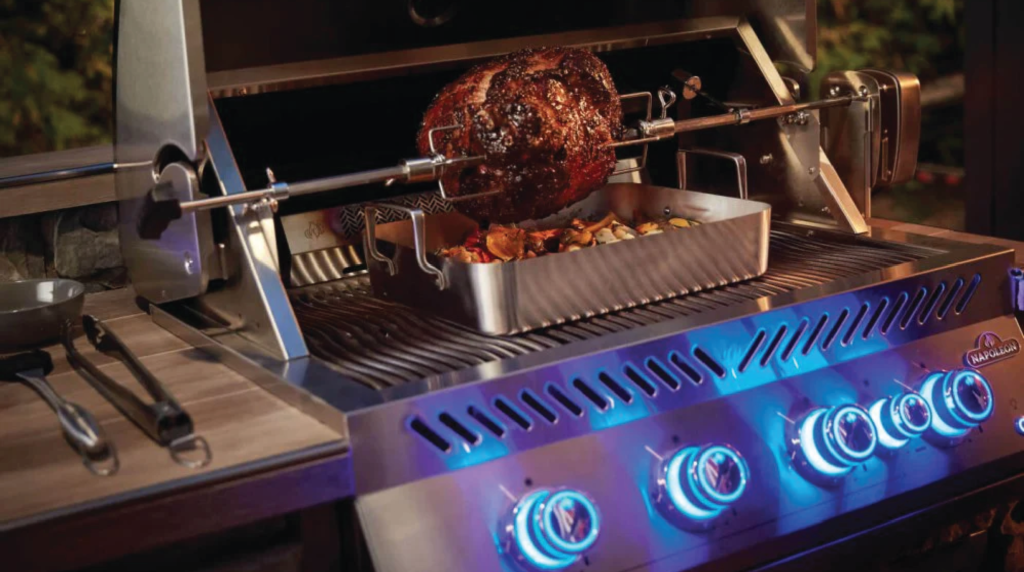 Outdoor kitchen grill available at ESSCO
